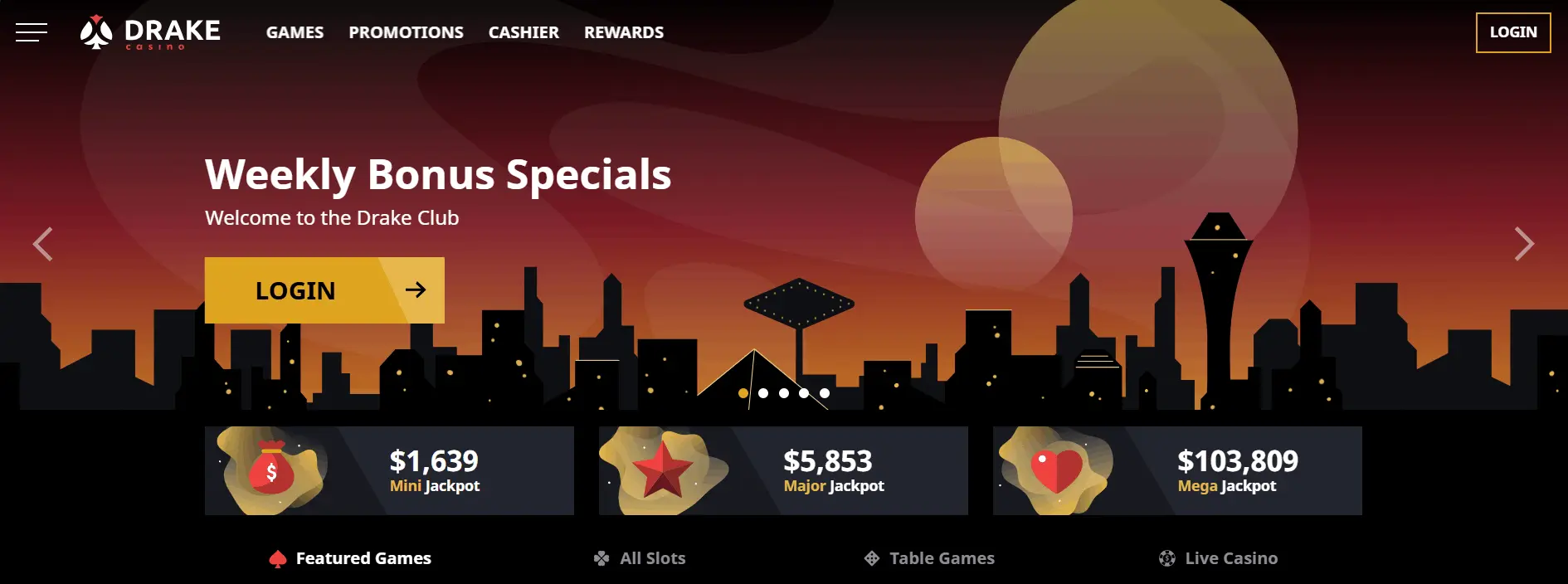 Drake Casino official
