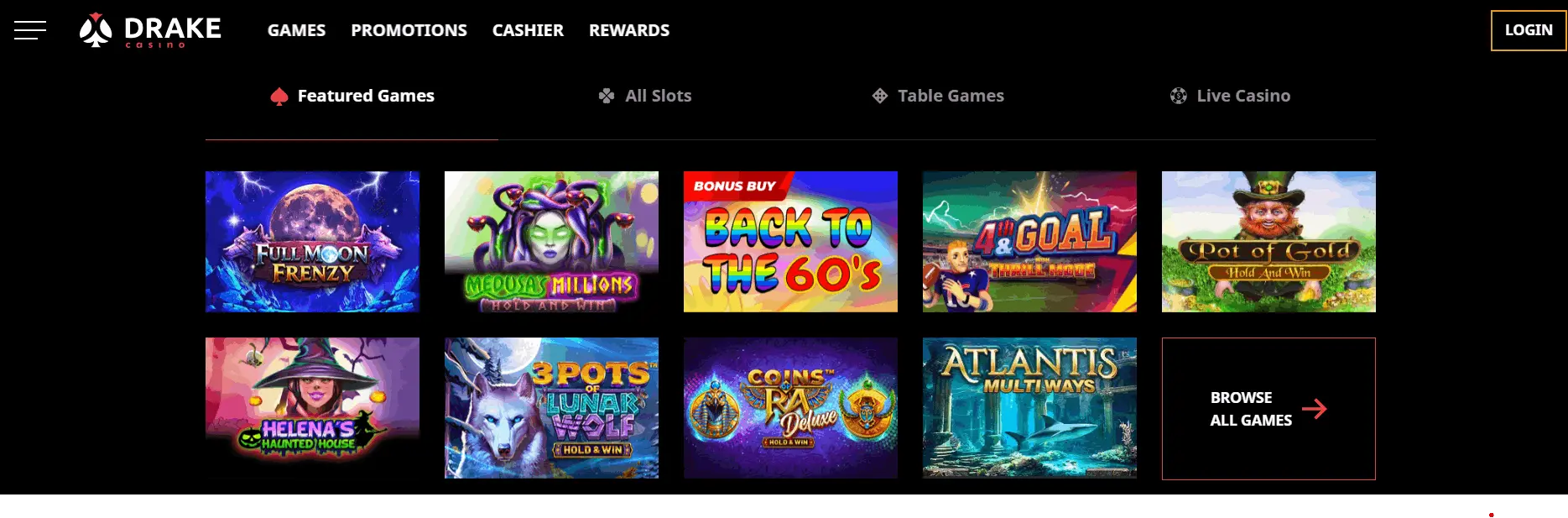 Drake Casino official